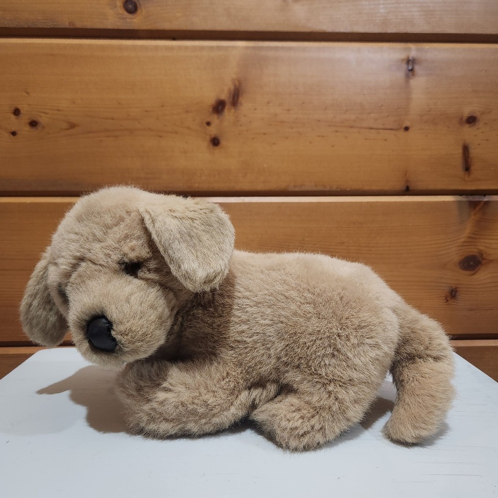 1985 Applause Avanti Baby Yellow Lab Puppy Dog Plush Vintage Stuffed Animal 80s